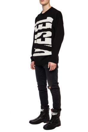 Sweter z logo, zdjęcie 2 Sweter z logo od Diesel